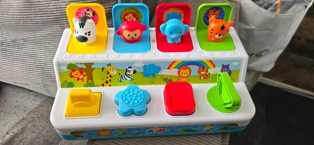 Playgo Safari Pop Up Dieren Speelgoed - Zo goed als nieuw, Kinderen en Baby's, Speelgoed | Babyspeelgoed, Ophalen of Verzenden