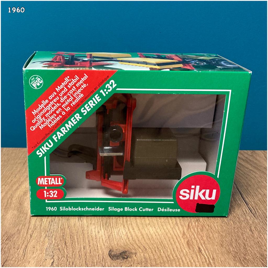 Siku 1960 - Kuilblokkensnijder 1:32, Hobby en Vrije tijd, Modelauto's | 1:32, Ophalen, Gebruikt, Tractor of Landbouw, SIKU