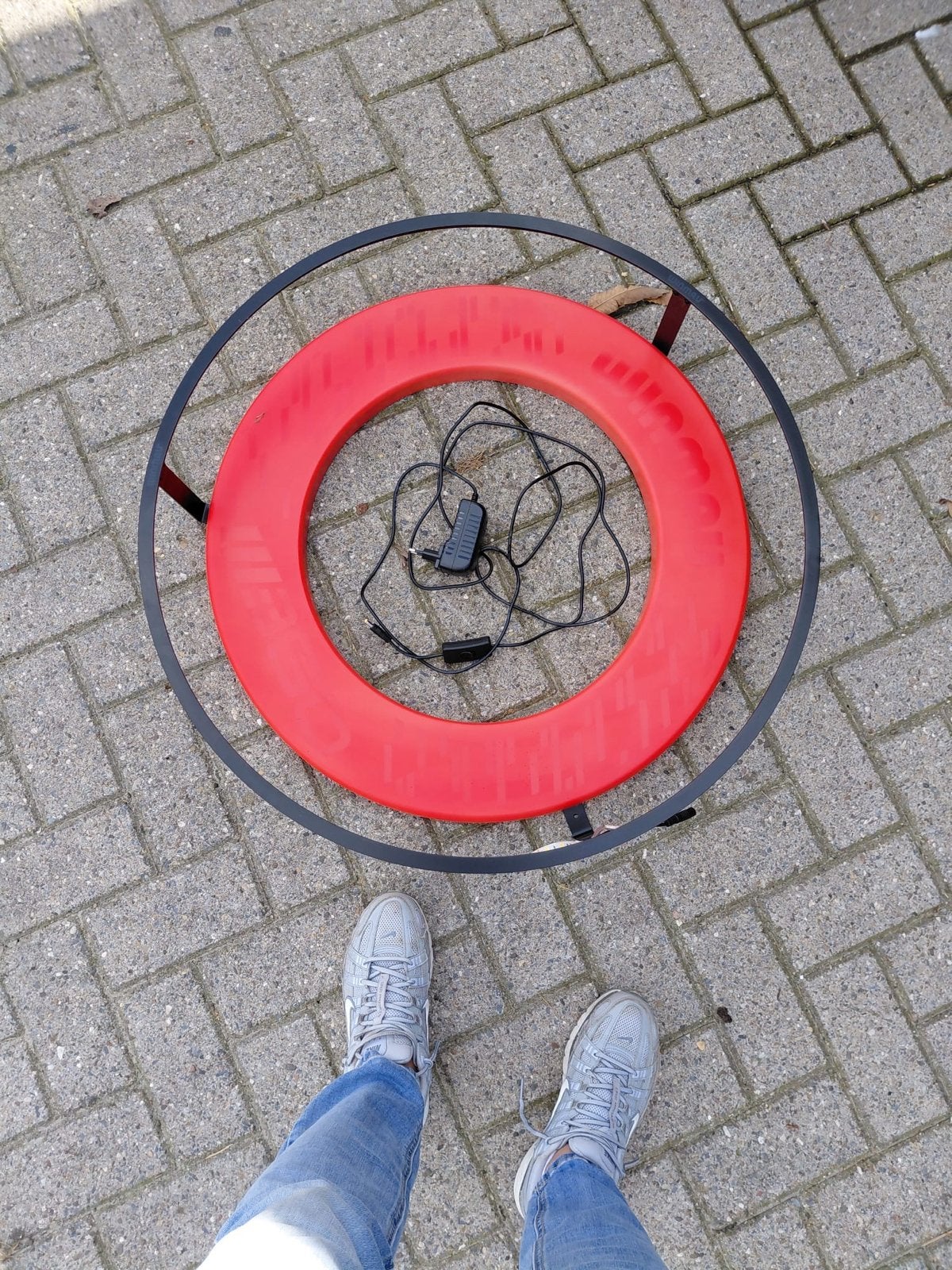 Winmau Dartbord Verlichting - O-Ring LED Systeem, Sport en Fitness, Ophalen, Zo goed als nieuw, Overige typen