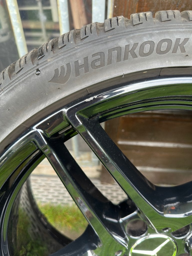 Originele Mercedes AMG velgen 19 inch met banden, Auto-onderdelen, Gebruikt, 265 mm, Banden en Velgen, Winterbanden