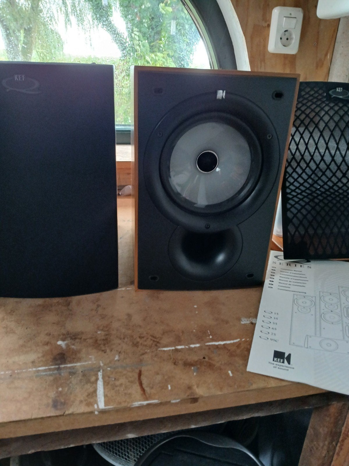 KEF Q15 UNI-Q LUIDSPREKER, Gebruikt, Ophalen of Verzenden, 60 tot 120 watt, KEF