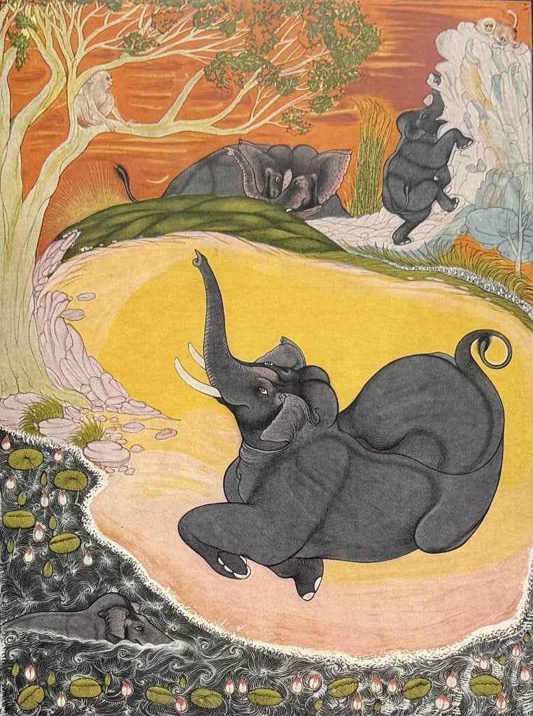 725. Miniatuurschildering, India, 20e eeuw
