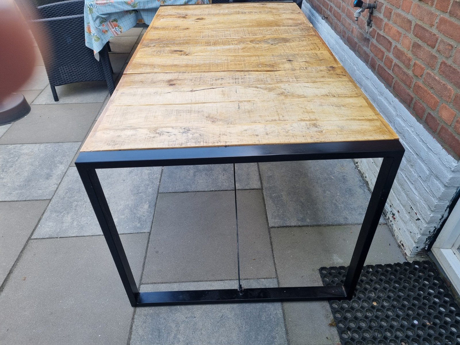 Eet Tafel, Huis en Inrichting, Tafels | Eettafels, Ophalen of Verzenden, Zo goed als nieuw, Rechthoekig, 50 tot 100 cm