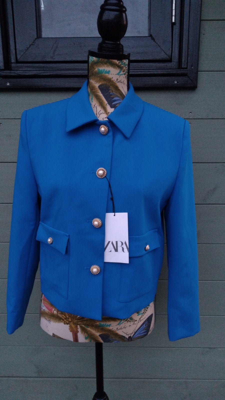 Zara blazer jasje met sierknopen XL, Kleding | Dames, Zara, Maat 46/48 (XL) of groter, Nieuw, Jasje