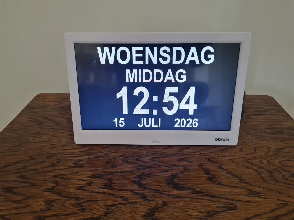 Digitale klok/kalender voor senioren, Ouderenzorg