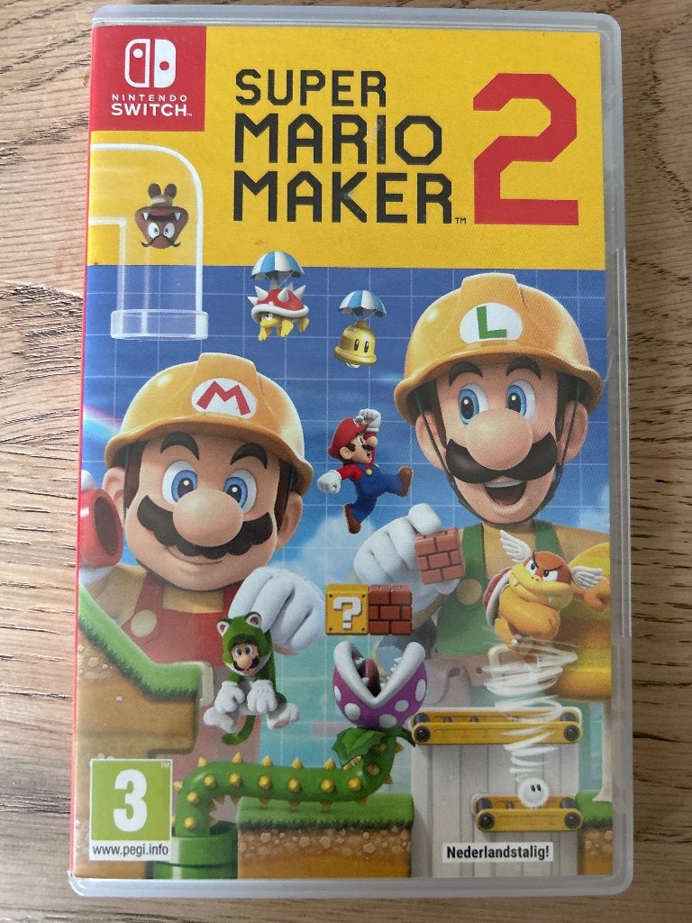 Super Mario Maker 2, Avontuur en Actie, 1 speler, Ophalen of Verzenden, Zo goed als nieuw