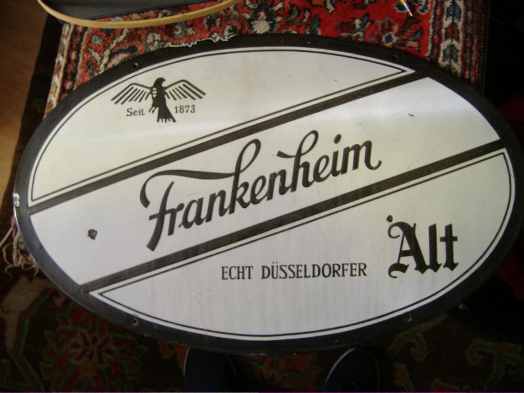 mooi groot emaile bierbord, Ophalen of Verzenden, Zo goed als nieuw, Reclamebord