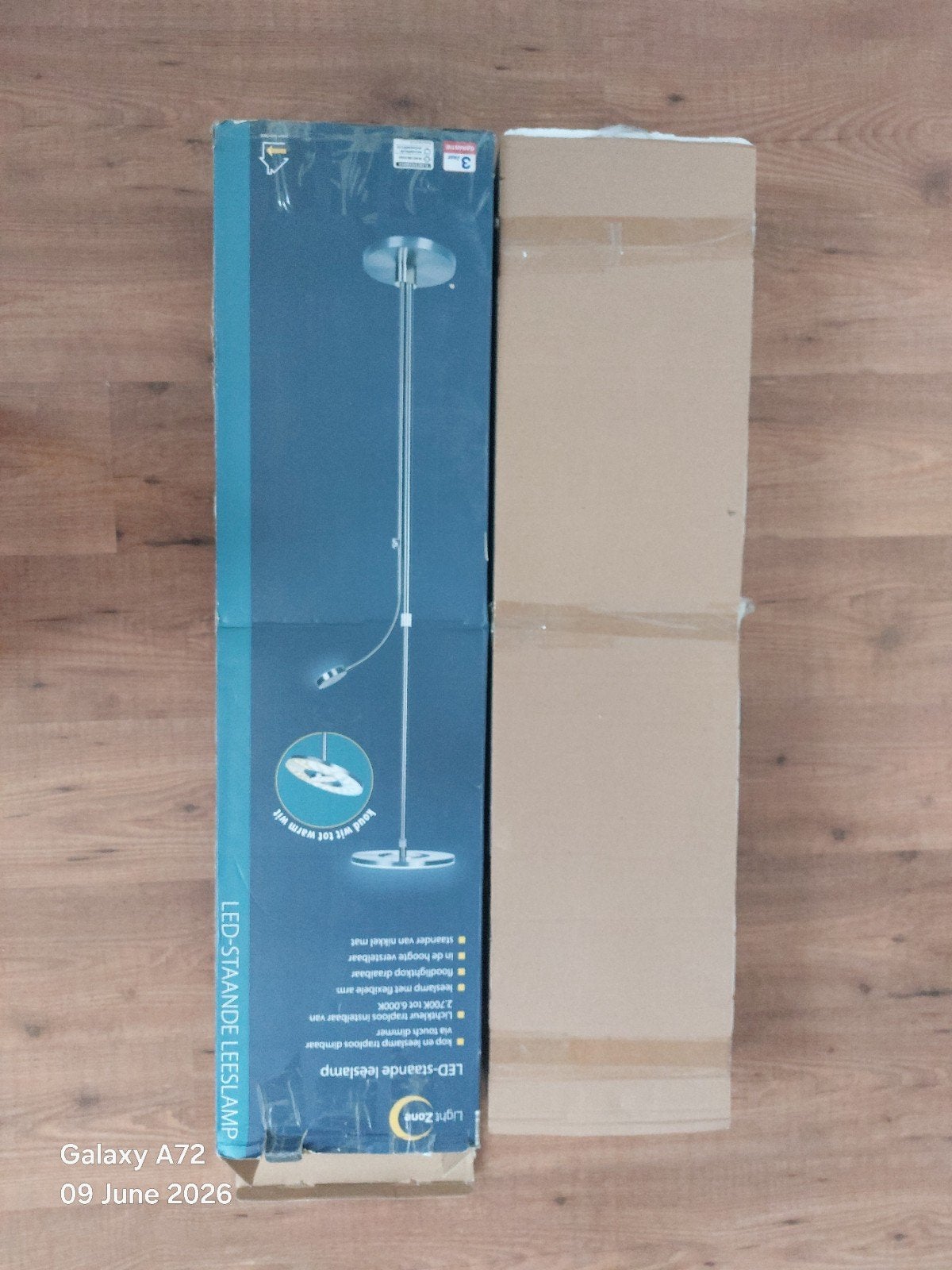Light Zone LED-staande leeslamp, dimbaar, verstelbaar, Ophalen of Verzenden