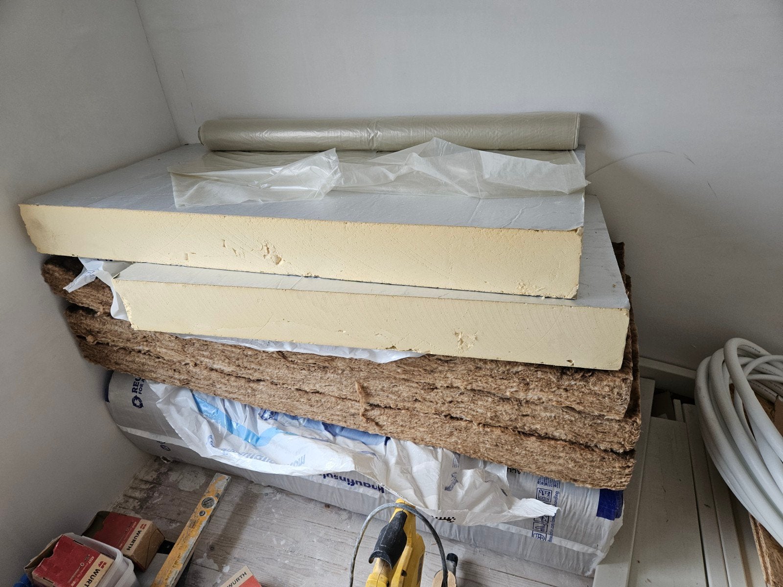 rest partij isolatie, Doe-het-zelf en Verbouw, Ophalen, Nieuw, Hardschuim (Pir), 15 m² of meer