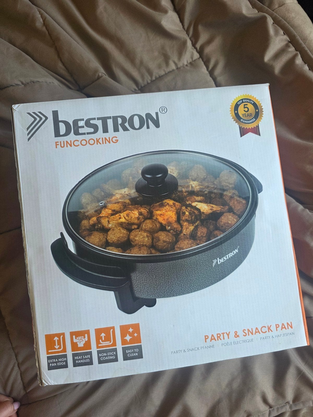 Bestron Fun Cooking Party & Snack Pan - Nieuw in doos, Ophalen, Nieuw