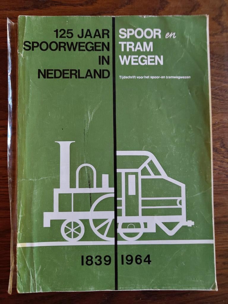 125 Jaar Spoorwegen in Nederland 1839-1964 Tijdschrift, Ophalen of Verzenden