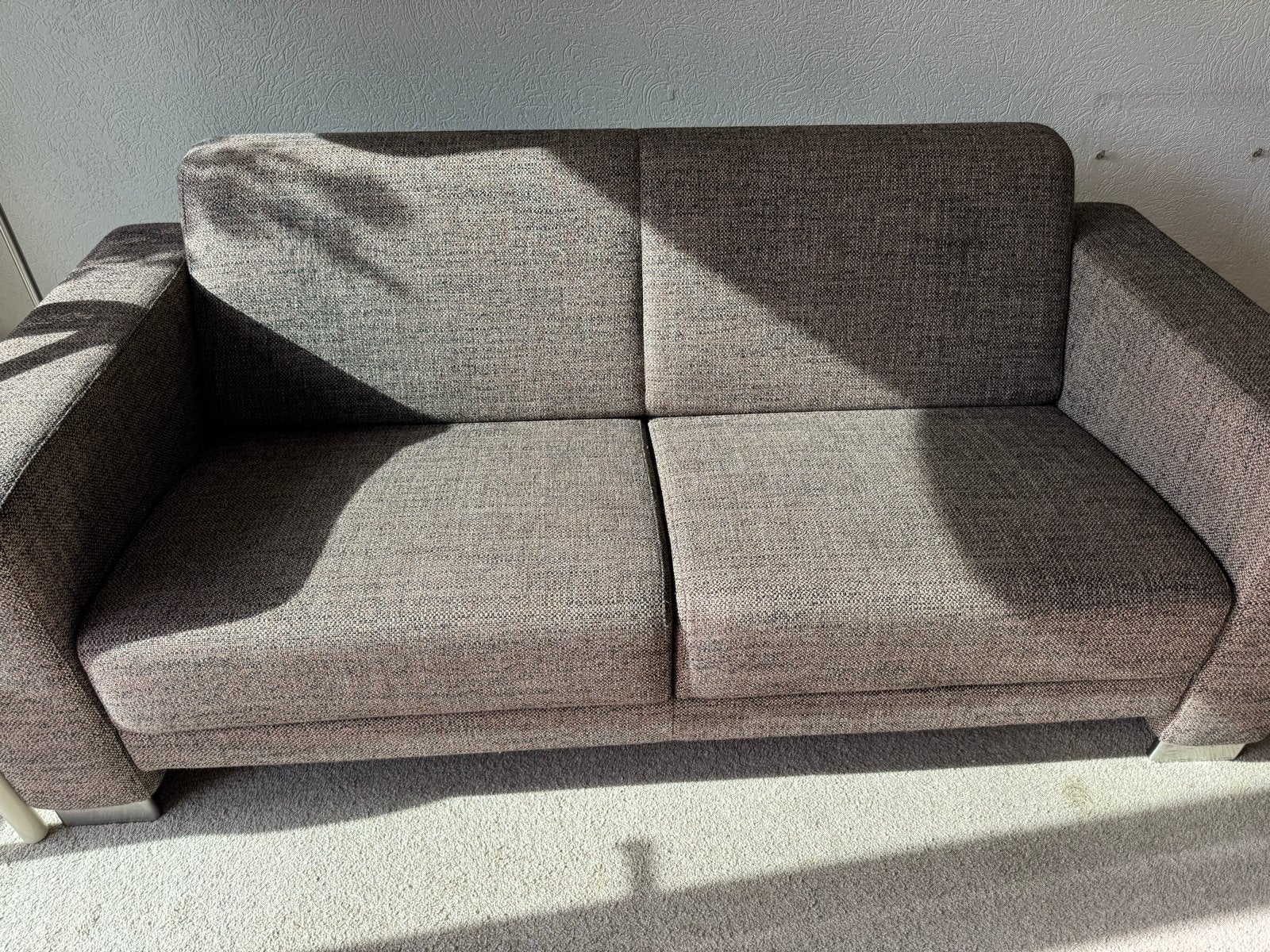 Comfortabele 2-zitsbank en fauteuil-  klaar voor de volgende, Ophalen, Gebruikt, 150 tot 200 cm, Tweepersoons
