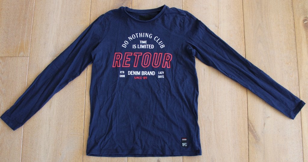 Longsleeve van Retour maat 15/16, Ophalen of Verzenden, Zo goed als nieuw, Shirt of Longsleeve, Jongen