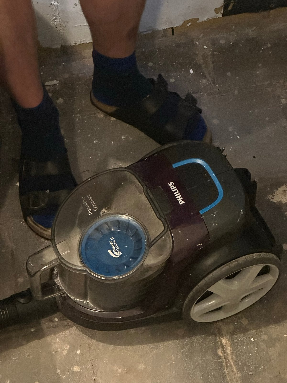 Philips PowerPro Compact Stofzuiger - Gebruikt, Gebruikt, Philips, Ophalen of Verzenden, Reservoir