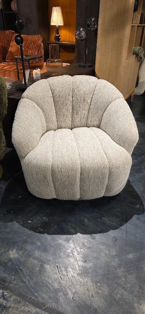 Fauteuil Sogno - beige 2 beschikbaar Showmodel korting, Ophalen, Bornsestraat 31, 75 tot 100 cm, Zo goed als nieuw