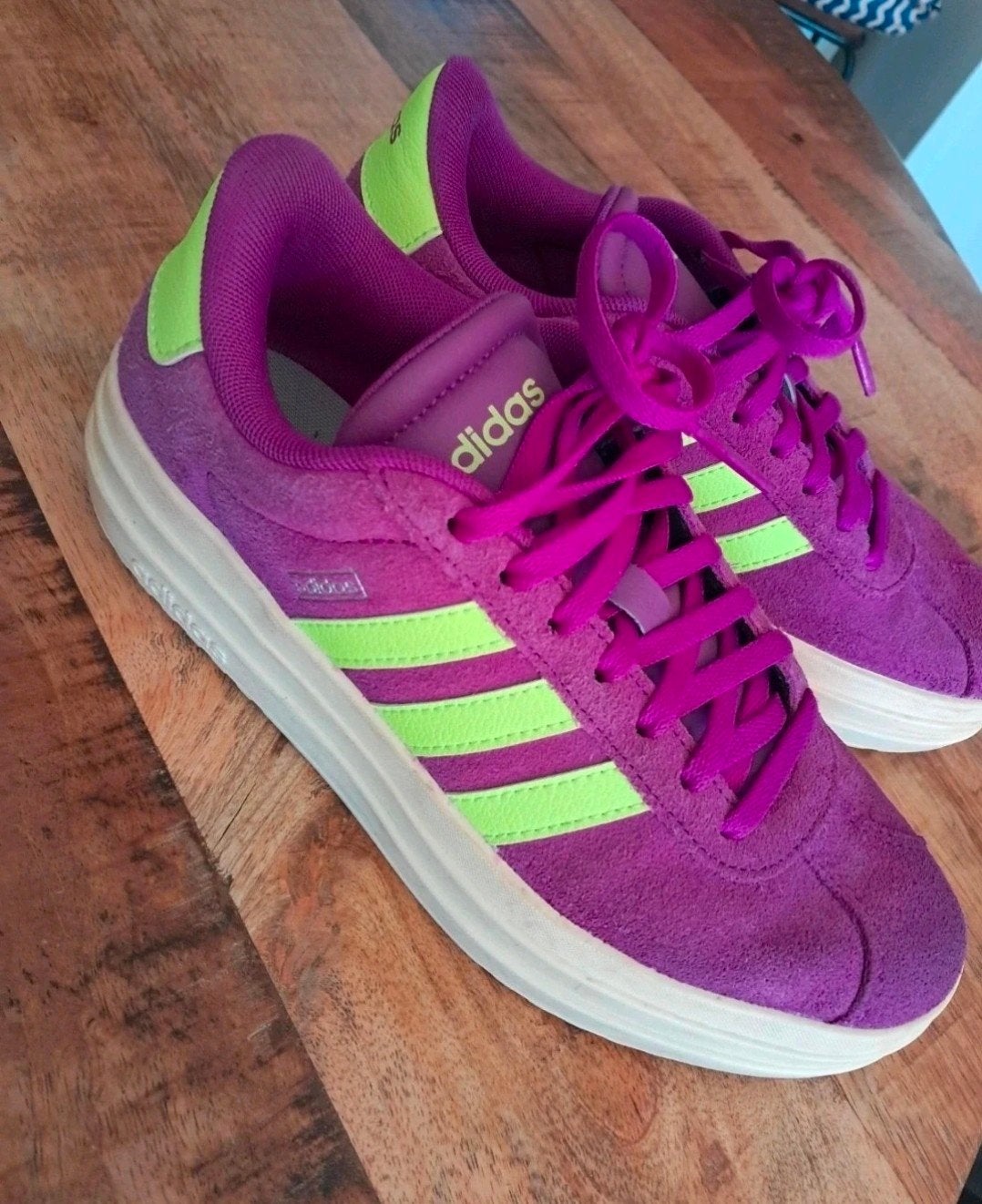 Adidas VL court bold maat 36,5 voor meisjes en dames, Ophalen of Verzenden, Zo goed als nieuw, Sneakers of Gympen