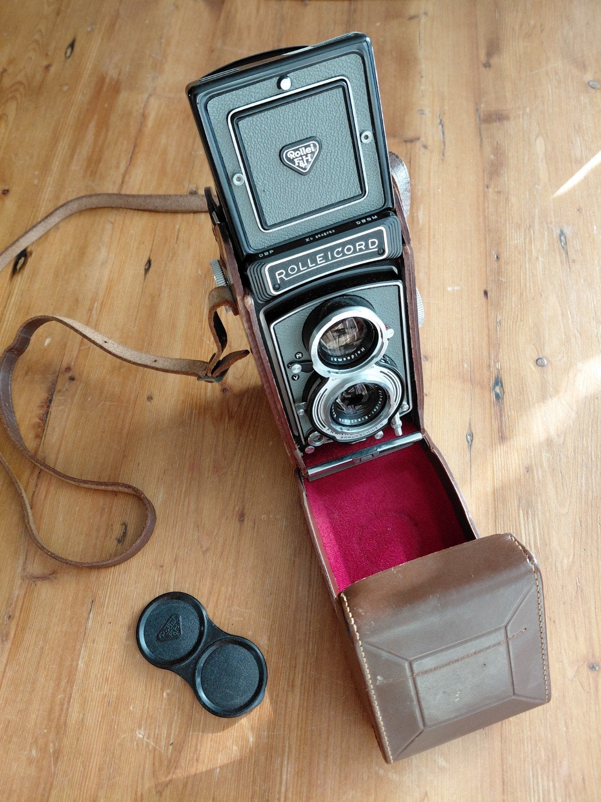 Rolleicord Vb type 1 uit ca. 1966 compleet., Ophalen of Verzenden, Gebruikt, Spiegelreflex, Overige Merken