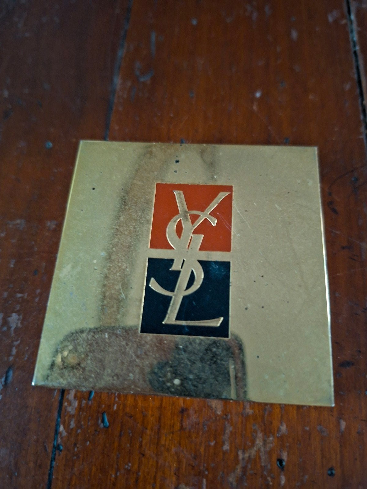 Yves Saint Laurent Oogschaduw Duo - Goud & Koper, Ophalen, Ogen, Zo goed als nieuw, Make-up