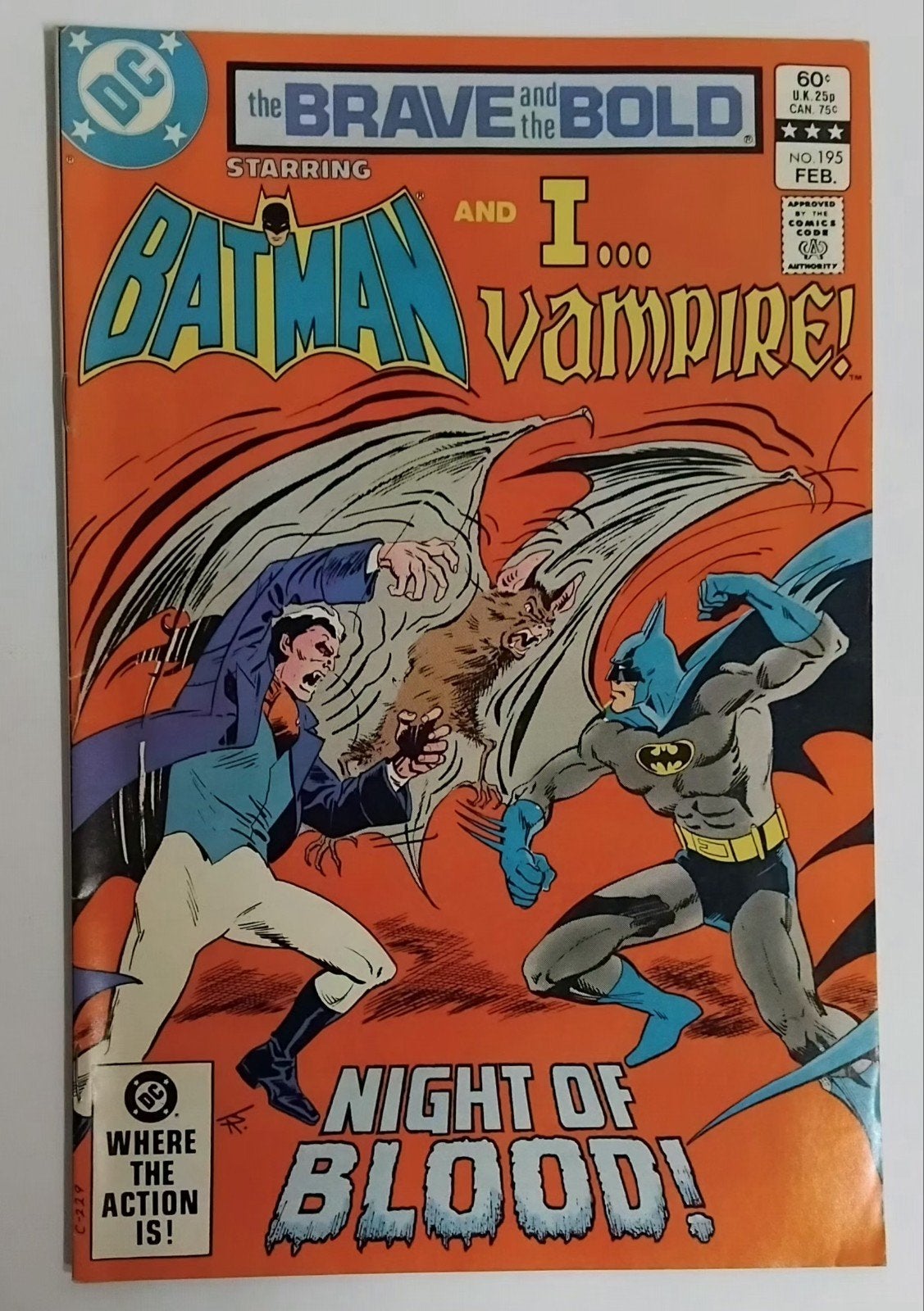 Brave and the Bold #195 ( DC 1983 ) FN/VF., Amerika, Ophalen of Verzenden, Gelezen, Eén comic