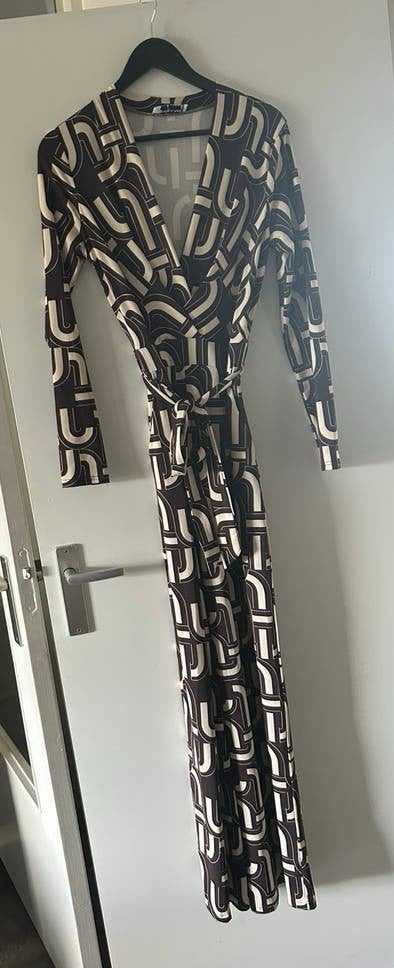 By Swan jumpsuit bruin/beige, maat L, Kleding | Dames, Ophalen of Verzenden, Nieuw, Maat 42/44 (L), Meerkleurig