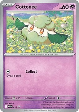 Cottonee MEP 018 - Black Star Promo - NM, Ophalen of Verzenden, Zo goed als nieuw, Losse kaart