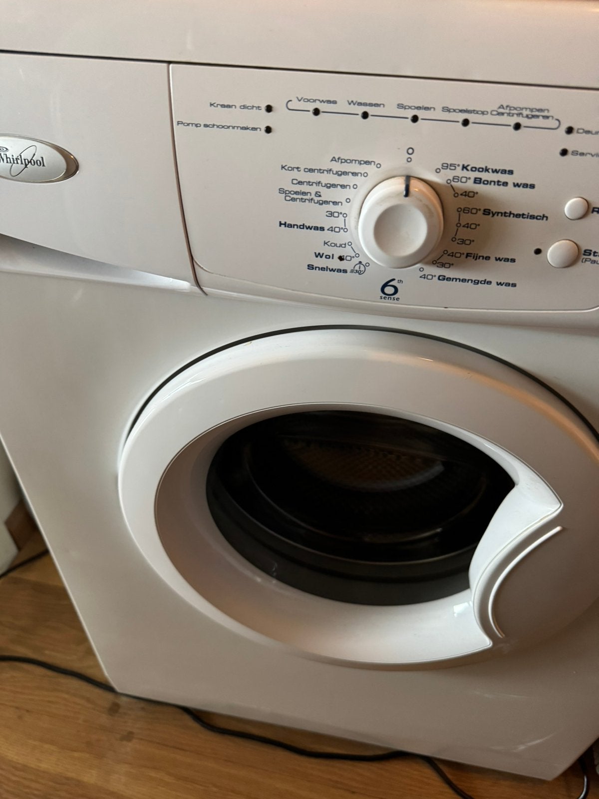 Whirpool Denver 1600. Perfect werkend, zeer weinig gebruikt., 6 tot 8 kg, Gebruikt, Ophalen of Verzenden, 1600 toeren of meer