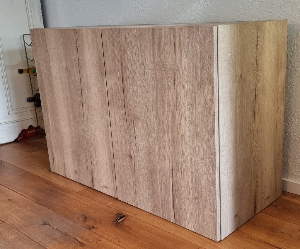 Aquariumkast 120x50x80cm - Eiken, Dieren en Toebehoren, Ophalen, Gebruikt, Aquariummeubel