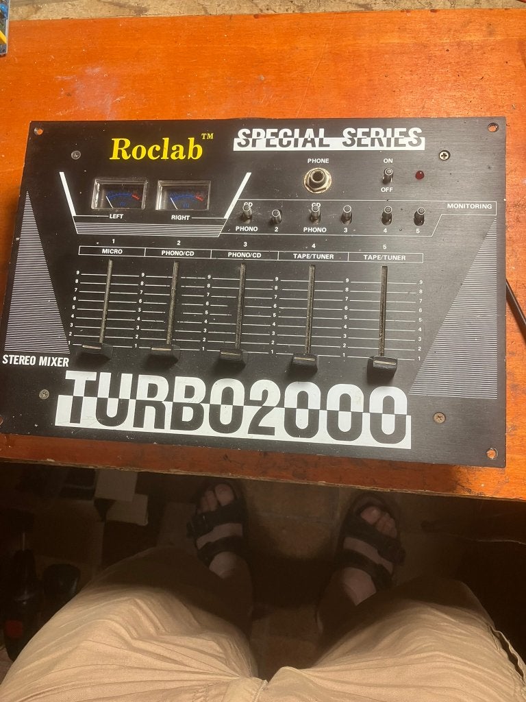Roclab Turbo 2000 mengpaneel, Ophalen of Verzenden, Gebruikt