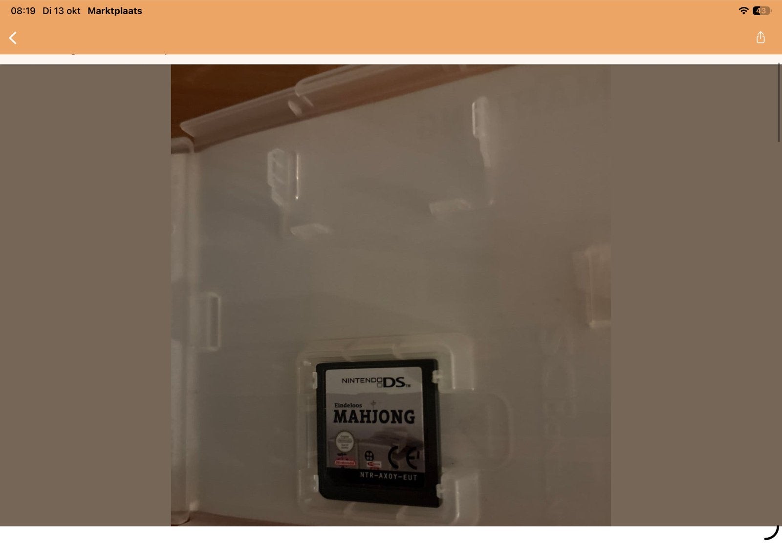 Eindeloos Mahjong Nintendo DS - Zo goed als nieuw, Puzzel en Educatief, Verzenden, 1 speler, Zo goed als nieuw