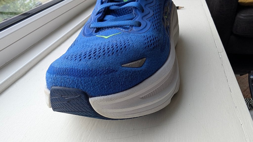 HOKA Bondi 9 hardloopschoenen - maat 44 - blauw - z.g.a.n., Overige merken, Hardloopschoenen, Ophalen of Verzenden, Zo goed als nieuw