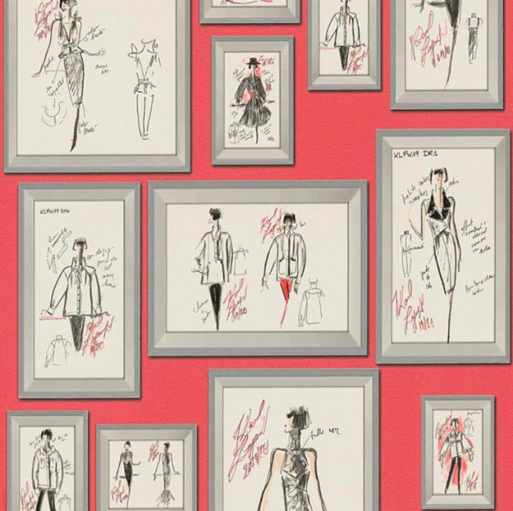 Karl lagerfeld behang 2 rollen nooit gebruikt, Ophalen of Verzenden