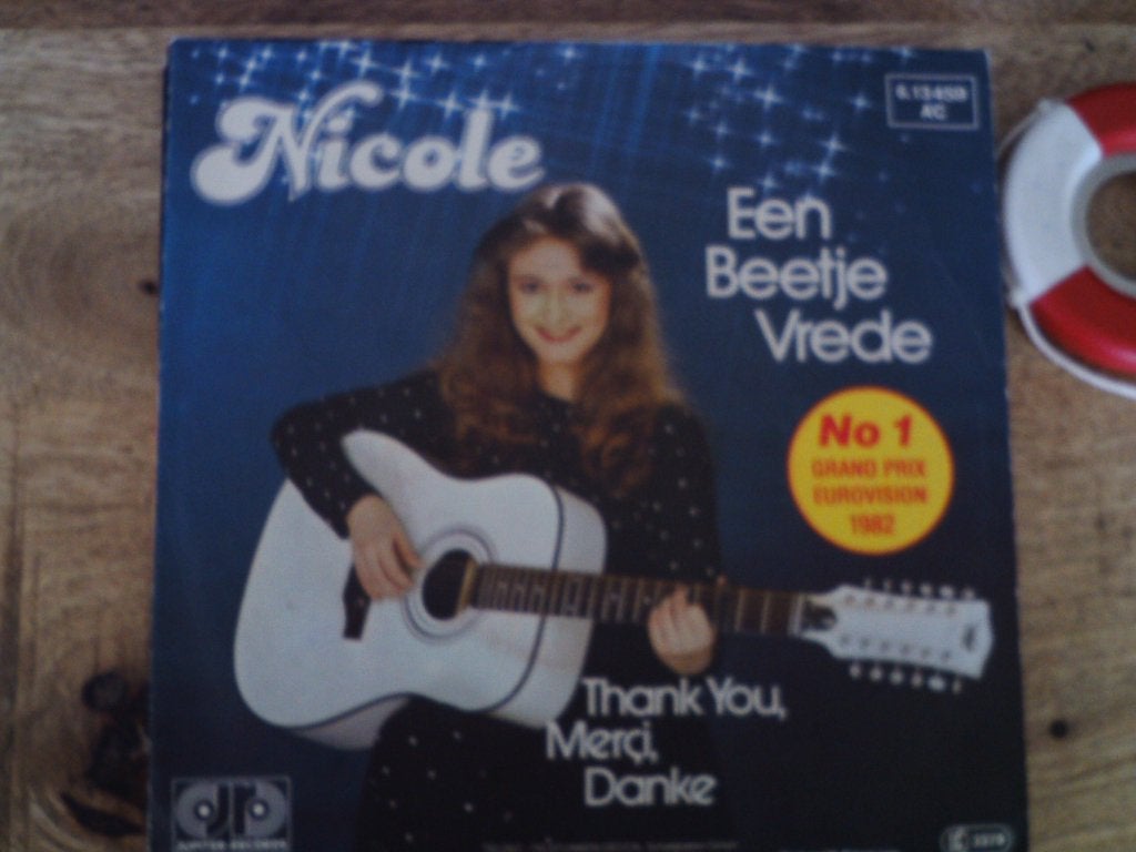 Nicole - Een Beetje Vrede (Eurovision 1982) Vinyl Single 16a, 7 inch, Zo goed als nieuw, Fotohoes, Overige typen