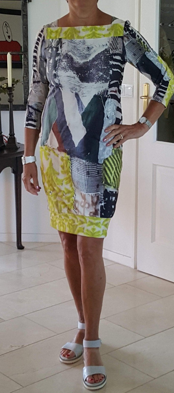 Lizzy&Coco jurkje maat M (38/40), Kleding | Dames, Jurken, Ophalen of Verzenden, Zo goed als nieuw, Maat 38/40 (M), Knielengte