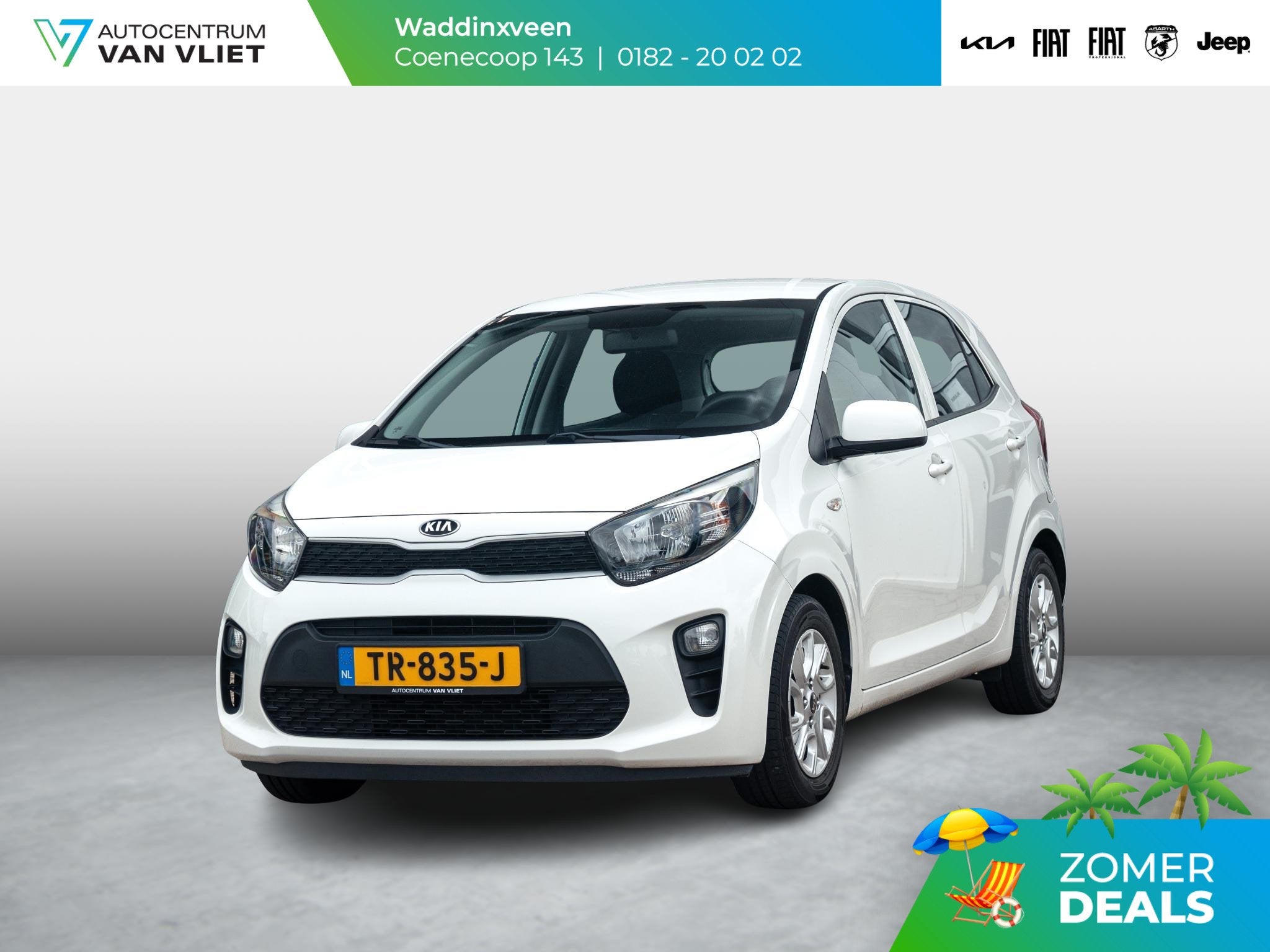 Kia Picanto 1.0 CVVT EconomyPlusLine | Airco | Lichtmetalen, Auto's, Kia, Voorwielaandrijving, 12 maanden, Stof, Gebruikt