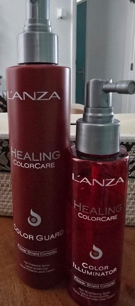 L'ANZA Healing ColorCare Duo Set - Color Guard & Illuminator, Ophalen of Verzenden, Zo goed als nieuw, Haarverzorger of -hersteller
