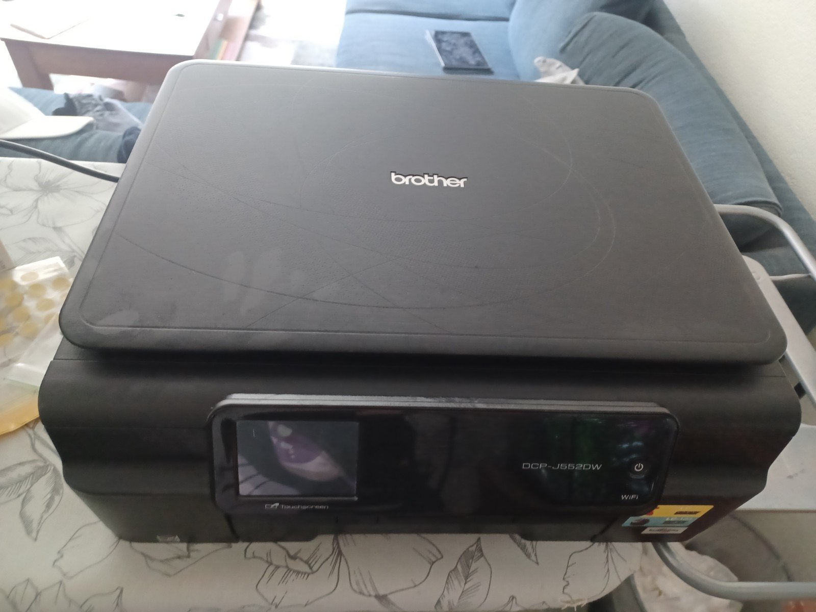 Brother DCP-J552DW All-in-one printer met extra inkt, Computers en Software, Printers, Ophalen, Gebruikt, Inkjetprinter, All-in-one
