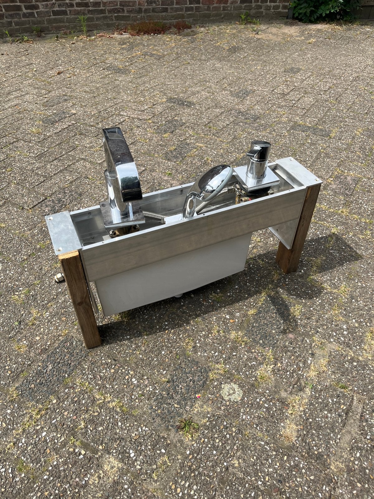 Grohe bad inbouw set kraan + Douche, Doe-het-zelf en Verbouw, Sanitair, Ophalen, Zo goed als nieuw, Chroom, Bad