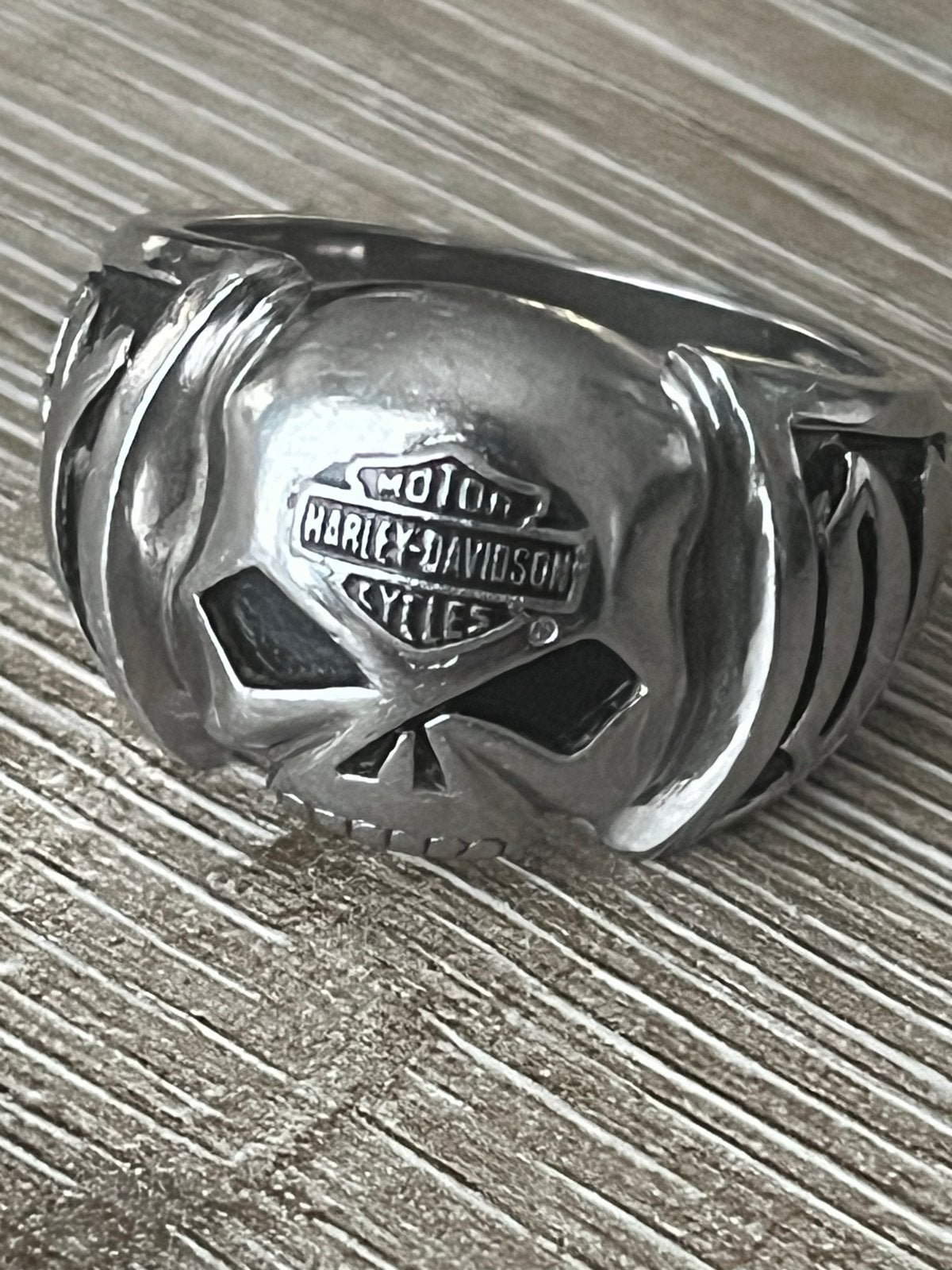 Harley-Davidson ring - US Maat 13, Sieraden, Tassen en Uiterlijk, Ringen, 20 of groter, IJzer of Staal, Heer, Ophalen of Verzenden