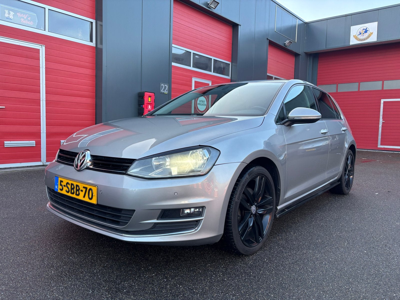 Volkswagen Golf 1.4 TSI 90KW 5D 2013 Grijs/led/velgen/onderh, Auto's, Voorwielaandrijving, Dealer onderhouden, 4 cilinders, Origineel Nederlands