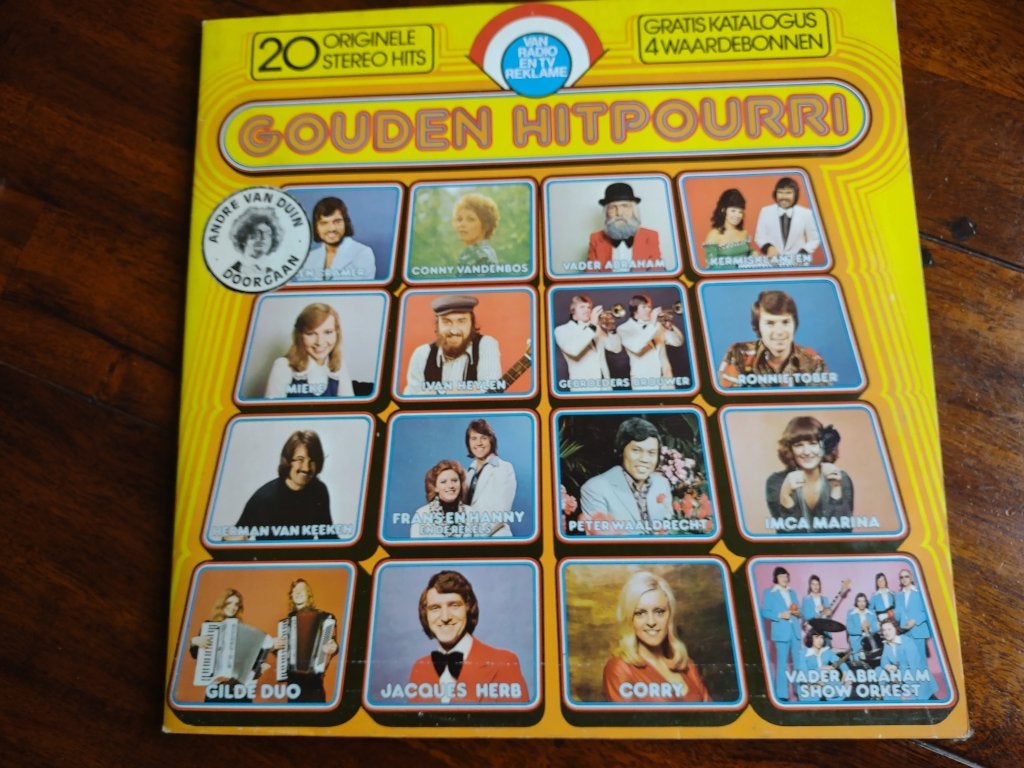 Lp - Gouden Hitpourri, Ophalen of Verzenden, Zo goed als nieuw, 12 inch, Levenslied of Smartlap