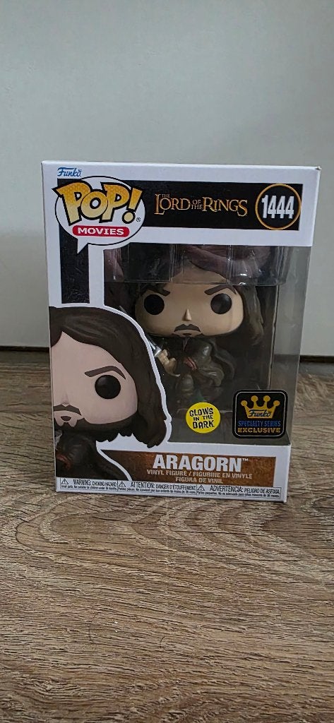 Funko Pop! Lord of the Rings Aragorn 1444 GITD Exclusive, Ophalen of Verzenden, Zo goed als nieuw
