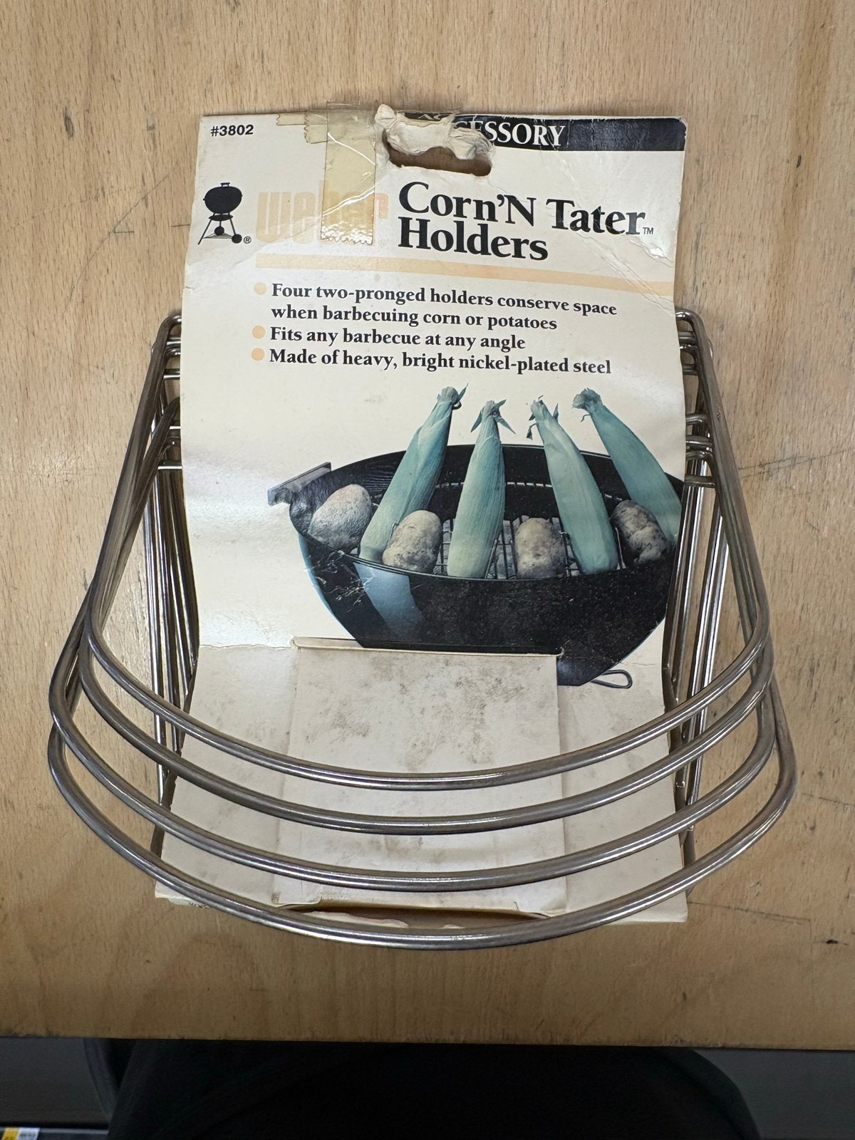 Weber Corn'N Tater Holders - Mais- en Aardappelhouder, Ophalen, Nieuw