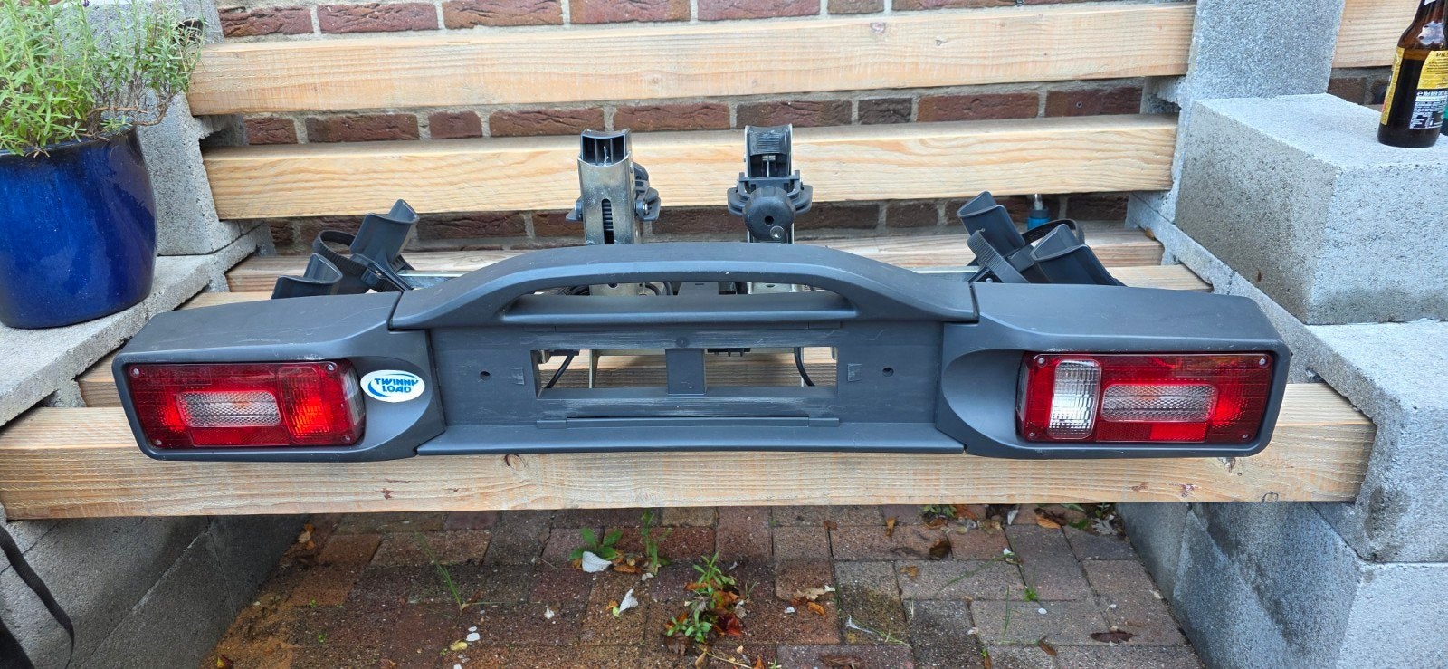 Twinny Load Traditional CK trekhaak fietsendrager, Auto diversen, Ophalen, 2 fietsen, Gebruikt, Trekhaakdrager
