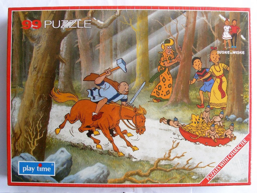 Suske en Wiske Puzzel 1992 De Ringeling Schat Play Time, Ophalen of Verzenden, Suske en Wiske, Nieuw, Overige typen