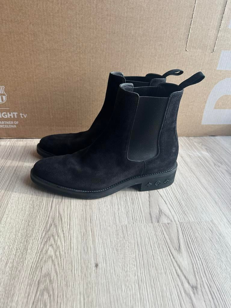Louis Vuitton Chelsea Boots Zwart Maat 43, Ophalen of Verzenden, Zo goed als nieuw, Zwart, Boots