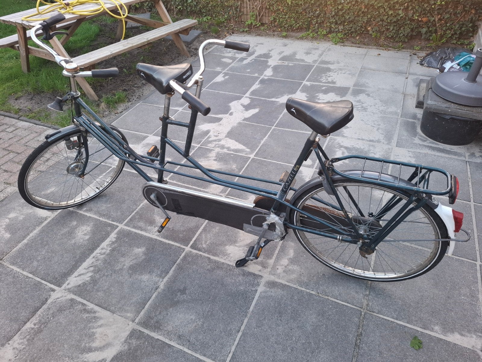 tandem fiets, Fietsen en Brommers, 55 cm of meer, Ophalen, Gebruikt, Minder dan 10 versnellingen