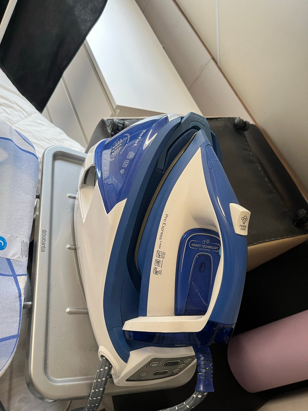 Tefal Pro Express X-Pert Stoomgenerator Strijkijzer, Ophalen of Verzenden, Gebruikt, Strijkijzer met snoer