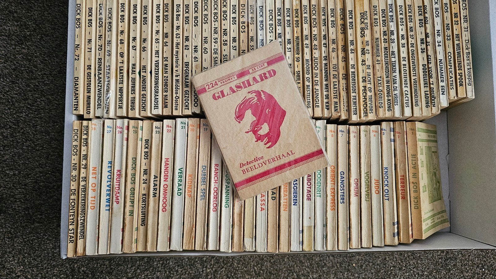 Dick bos, Boeken, Eén stripboek, Ophalen, Gelezen