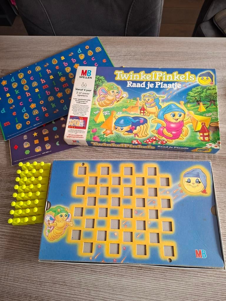 Twinkel Pinkels Raad je Plaatje MB Spellen, Vijf spelers of meer, Ophalen of Verzenden, Gebruikt, MB Spellen