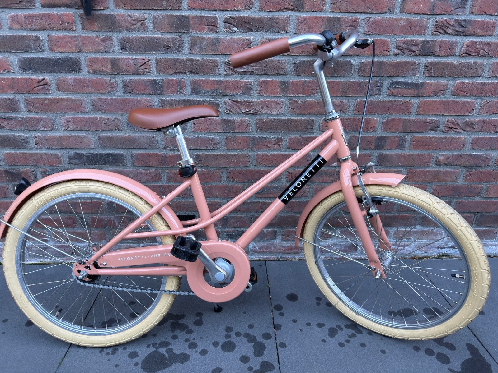 Veloretti Junior Blazing Salmon Kinderfiets 20” nette staat, Ophalen, Gebruikt, Velgrem, 16 tot 20 inch